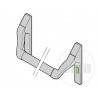 Barre de poussée pour porte de secours synthétique Hormann Référence 3099908