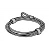 Cable de traction 4mm Lg 10m avec terminal Hormann Référence 3095594