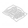 Sachet pattes d'ancrage portillon Hormann Référence 1325206