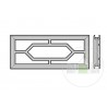 Cadre de fenêtre à cassettes 650mm, motif n°1 Hormann Référence 3044937