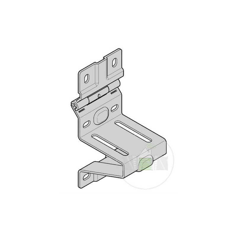 Charnière latérale galvanisée pour ferrures N, H et VU Hormann Référence 2605046