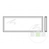 Vitre double synthétique teintée 26mm, B2 marron Hormann Référence 4014662
