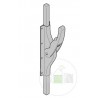 Tige de verrouillage de porte avec cylindre 16mm galvanisée Hormann Référence 4016156