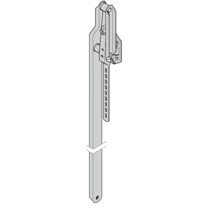 Bras droit embase plastique hauteur 1920 de porte S95 Hormann