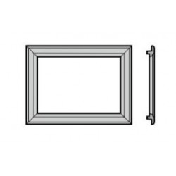 Cadre seul extérieur vitrage de porte / portillon Hormann Référence 1716201