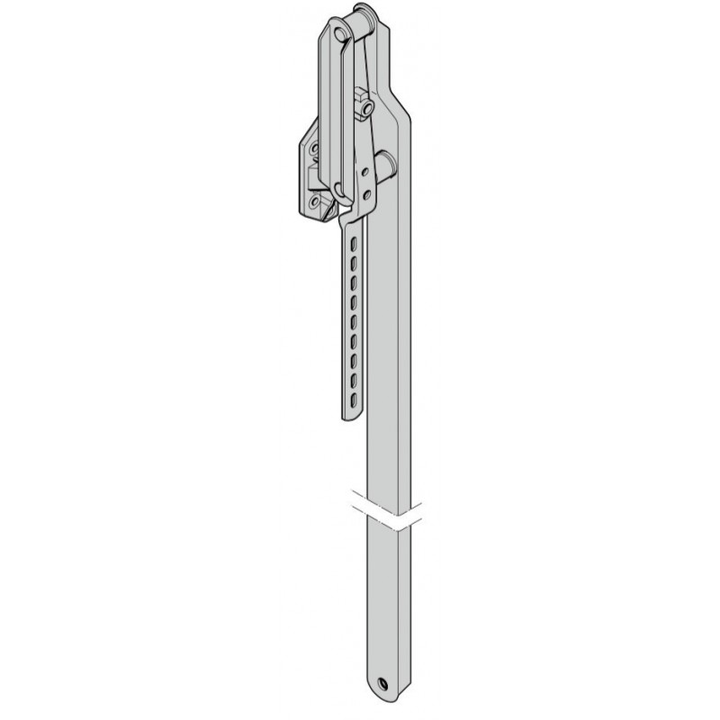 Bras droite Hauteur 2000 de porte N80 Hormann Référence 1049702