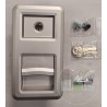 Poignée de porte HST - FS Synthétique Ral 9006 Hormann Référence 4005220