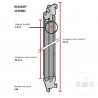 001 - 301 ressort triple porte N80/S95 Hormann Référence 1195001 - 869574