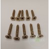Lot 10 Vis 5 x 30 galvanisé Hormann Référence 3028615