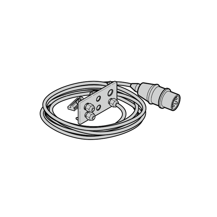 Câble de raccordement 400V Lg 2000mm Hormann Réference 638355