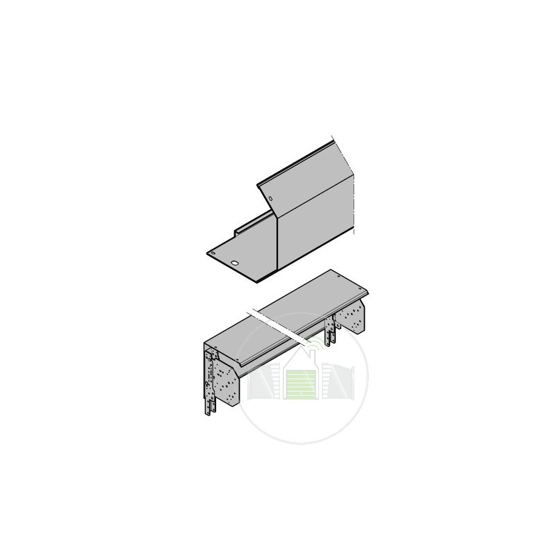 Coffre de tablier / faux-linteau RollMatic OD Hormann Référence ERSROLL14