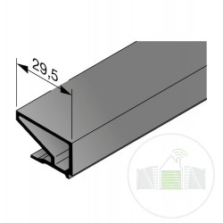 Parclose synthétique NKS 3 avec joint 3 mm Hormann Référence 3091566