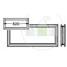 Cadre type M0 620mm Hormann Référence 4004975
