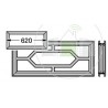 Cadre type M1 620mm Hormann Référence 4004976