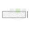 Vitre simple synthétique type D 680mm cristallin Hormann Référence 3062925
