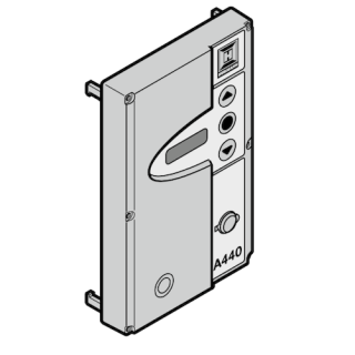 Façade de boîtier B440 boutons, platine de clavier Hormann Réference 637991