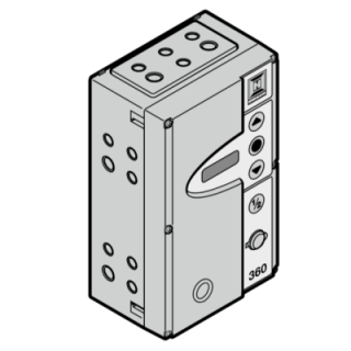 Armoire de commande 360 avec cylindre et sectionneur Hormann Référence 636768