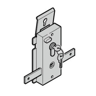 Serrure porte basculante Ecostar F80 Référence 1419001