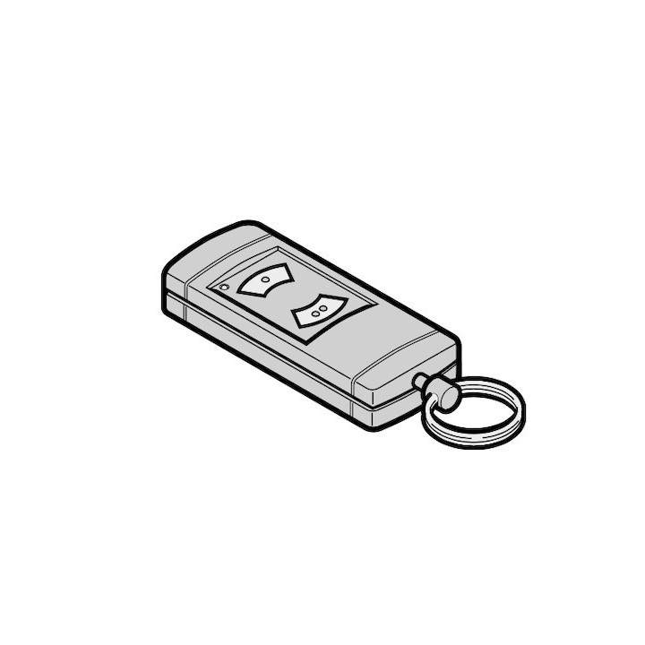 Micro-émetteur HSE2 433 MHz Hormann référence 437115