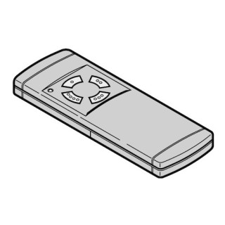 Emetteur de sécurité HSS4 433 MHz Hormann référence 437628