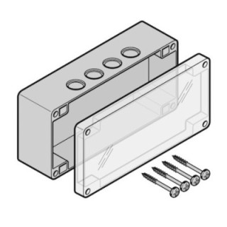 Boîtier vide de récepteurs pour HER1 868 MHz Hormann référence 438266