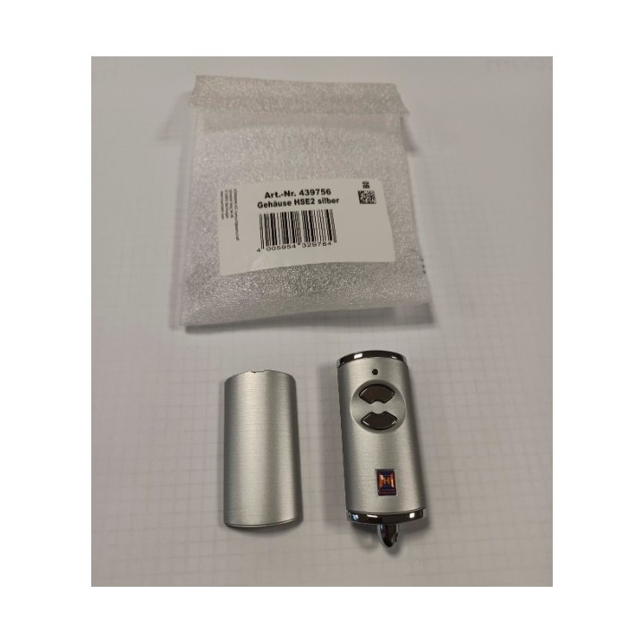 Boitier d'émetteur HSE 2 BS argent Hormann Référence 439756