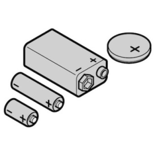 Piles 6 V, L1016, type 11A Hormann Référence 438018