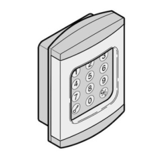 Clavier à code sans fil FCT 10 40MHz Hormann Référence 436130