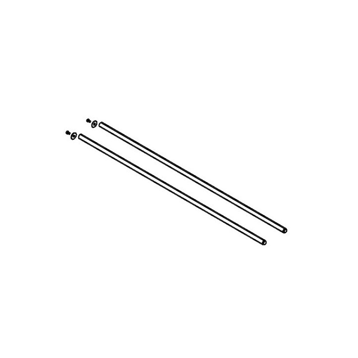 Set complet axes de charnière arrière MLS / MRS 1500 Hormann Référence 2011387