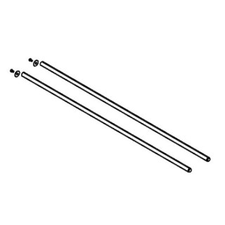 Set complet axes de charnière arrière MLS / MRS 2250 Hormann Référence 308810
