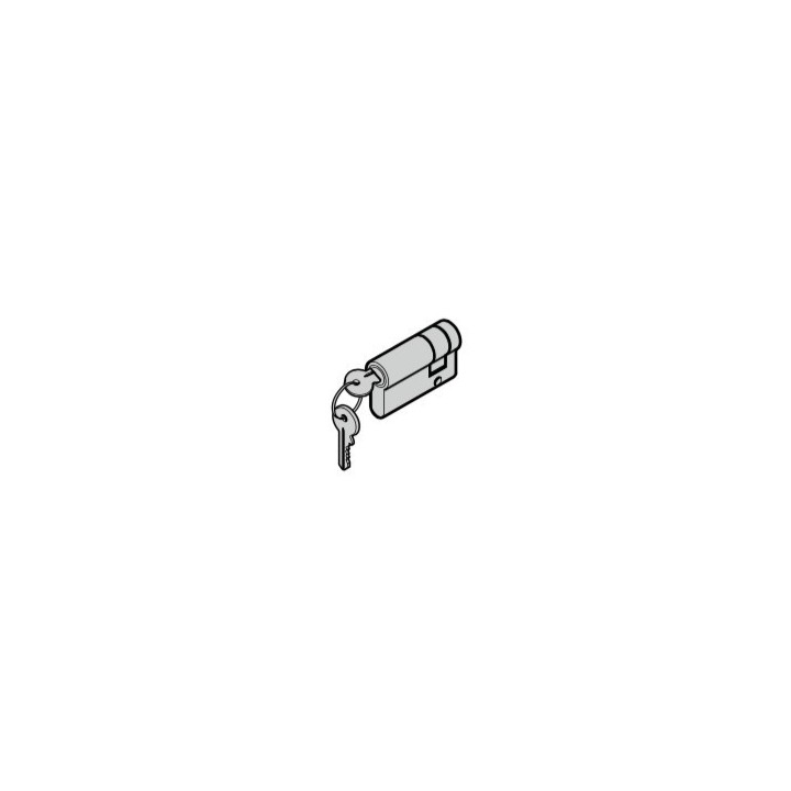Demi-cylindre, 30 + 10 mm à fermeture différente porte sectionnelle Hormann Référence 3091449