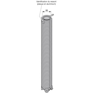 R62 Ressort de torsion porte Hormann Référence 3094784