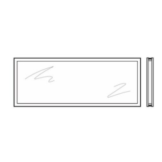 Vitre double synthétique, transparente 16mm, DS Hormann Référence 3095239