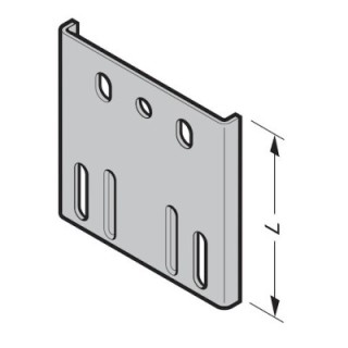 Support de rail de guidage L213mm Hormann Référence 3013618