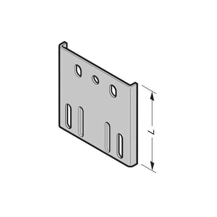 Support de rail de guidage L213mm Hormann Référence 3013618