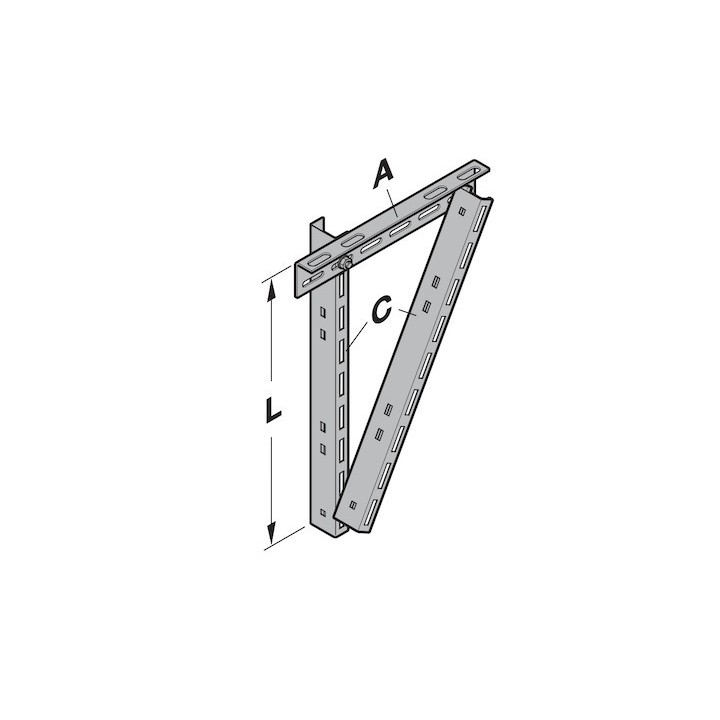 Pattes d'ancrage C45 L1499mm Hormann référence 3044768