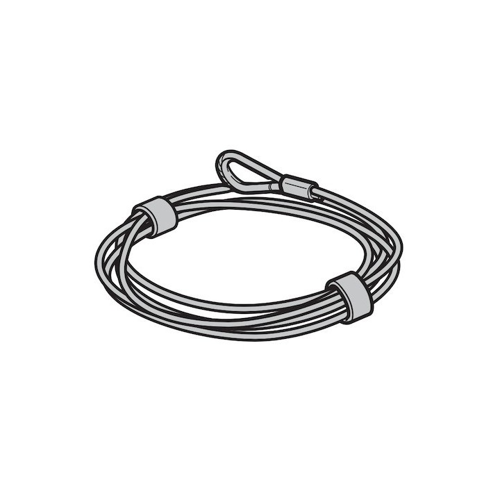 Câble de traction diam 5,5mm pour tambours d'enroulement Hormann Référence 3094622
