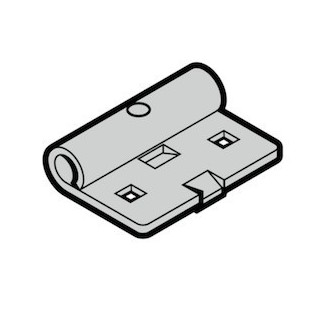 Support galet acier inoxydable Hormann Référence 3040124