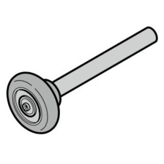 Roulette Type K roulement à billes acier inoxydable Hormann Référence 3053384