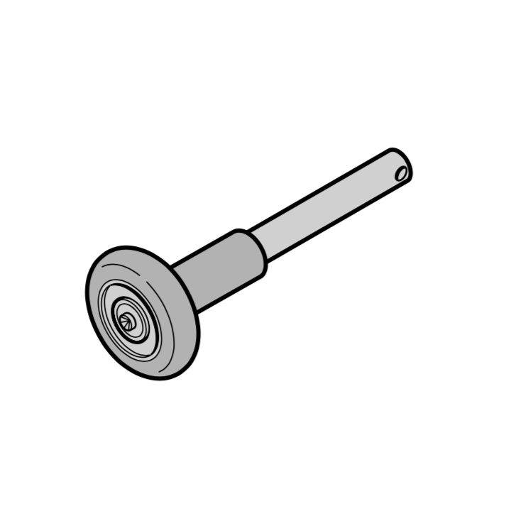 Galet de guidage type KS acier inoxydable roulement à billes Hormann Référence 3053385