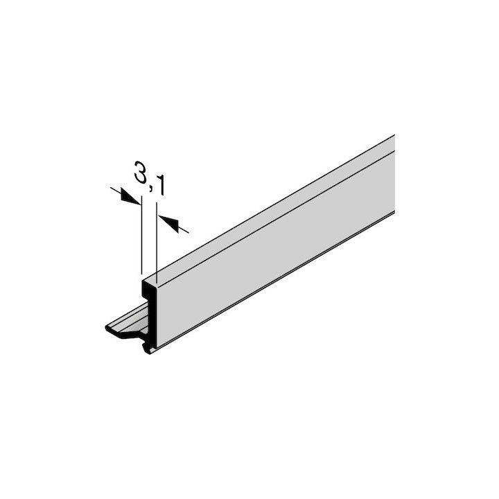 Parclose en aluminium WF 26 Hormann Référence 3045951