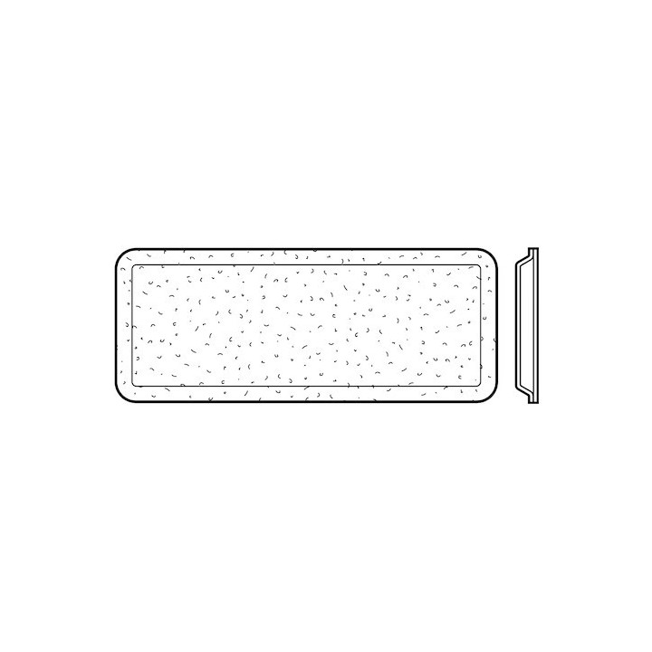 Vitre double synthétique structure cristalline pour hublot type A, 29mm Hormann Référence 3089761
