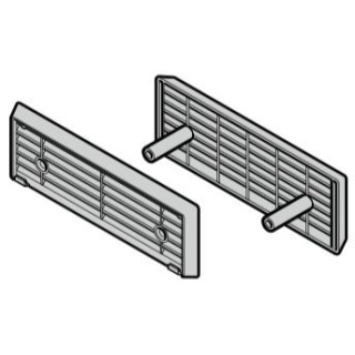 Grille d'aération pour porte sectionnelle 42mm Hormann Référence 3041096