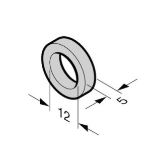Bague d'écartement pour galet de guidage L, LD Hormann Référence 3042465