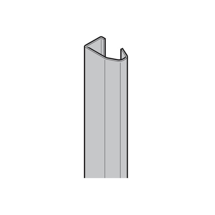 Rail de guidage vertical droit avec perforations carrées Hormann Référence 3044801