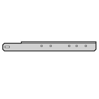 Console types de ferrure 540mm N, H gauche Hormann Référence 3095328