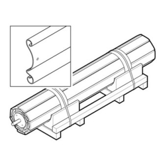 Tablier HR 120 A SB Ral 5010 Hormann Référence 9800769