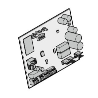Platine de commande à code tournant 433 MHz Portronic S 4000 Hormann Référence 436547