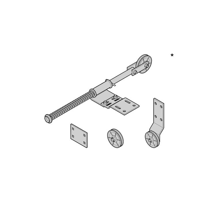 Kit pour sécurité de position de câble droite, types de ferrure N, H Hormann Référence 3044695