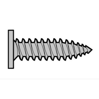 Lot de 10 vis à tôle 3,9 x 15 à tête plate et Torx Hormann Référence 3093920